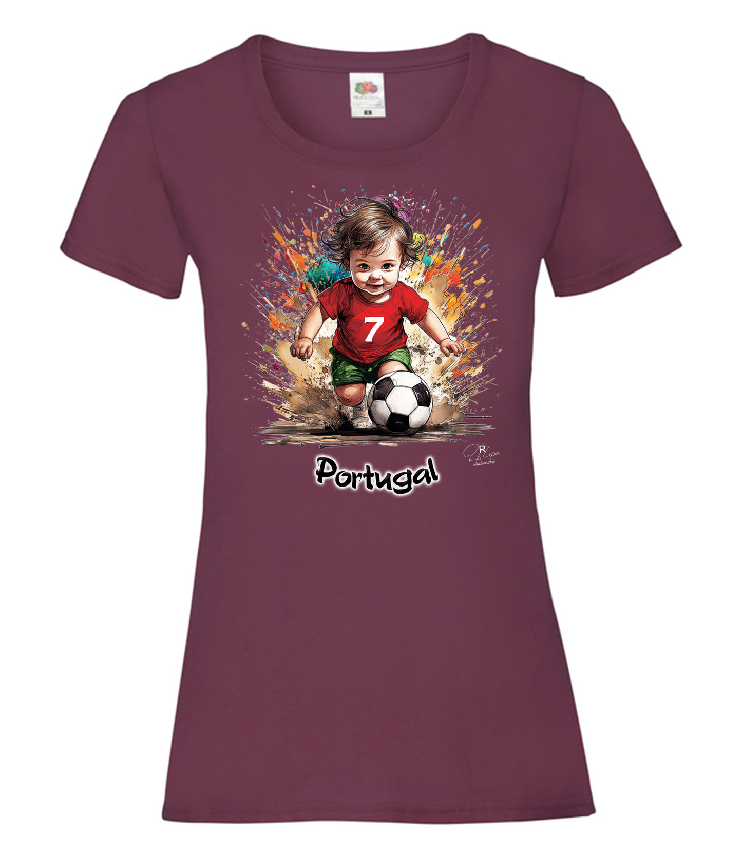 T-shirt Senhora 7 Portugal