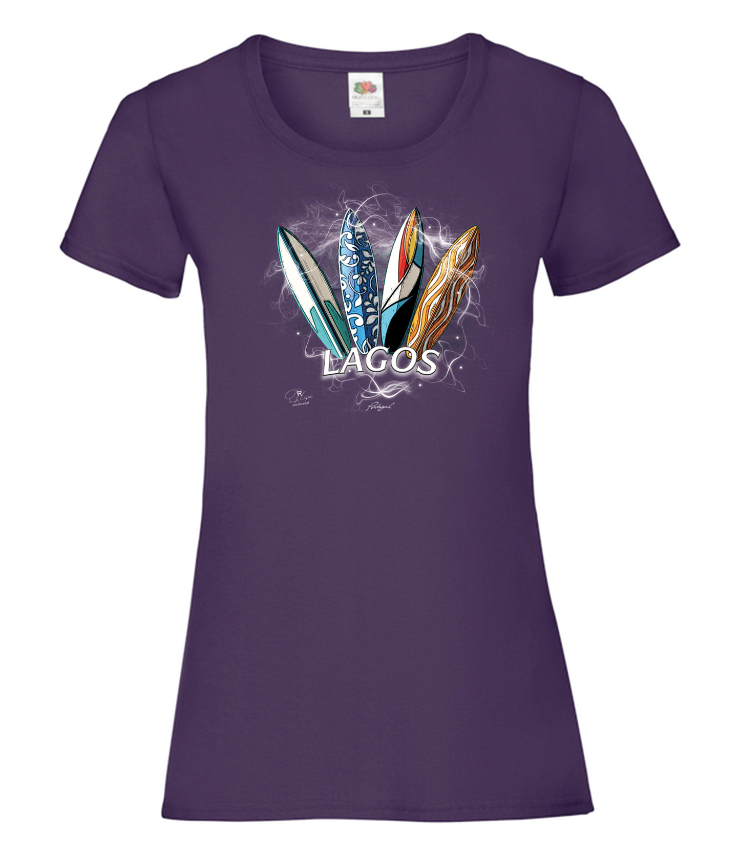 T-shirt Senhora Surfboards Lagos