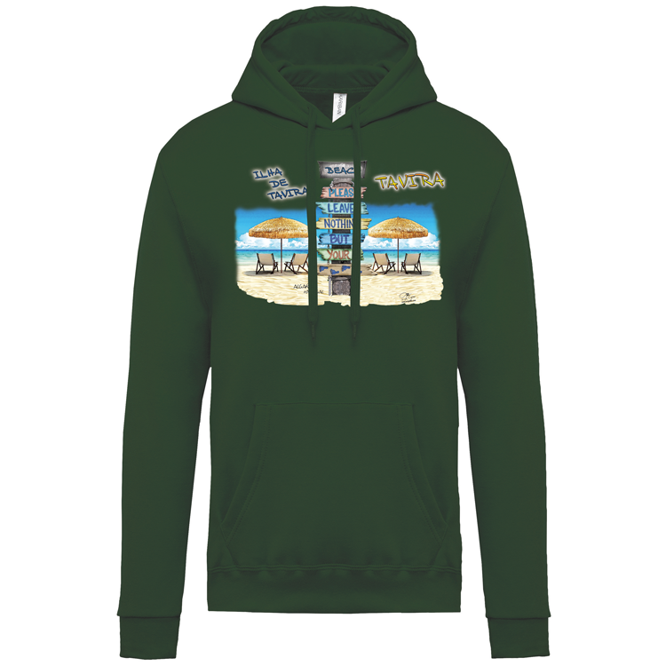 Sweatshirt Kariban com Capuz Pegadas Tavira