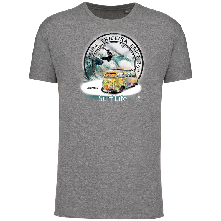 T-Shirt Algodão Biológico Surf Life Ericeira