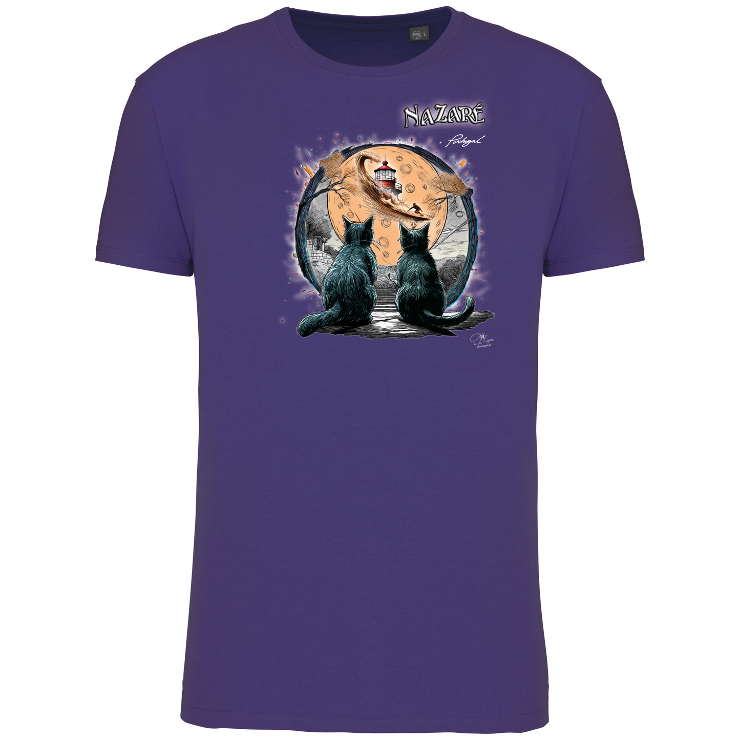 T-Shirt Algodão Biológico Luar Nazaré