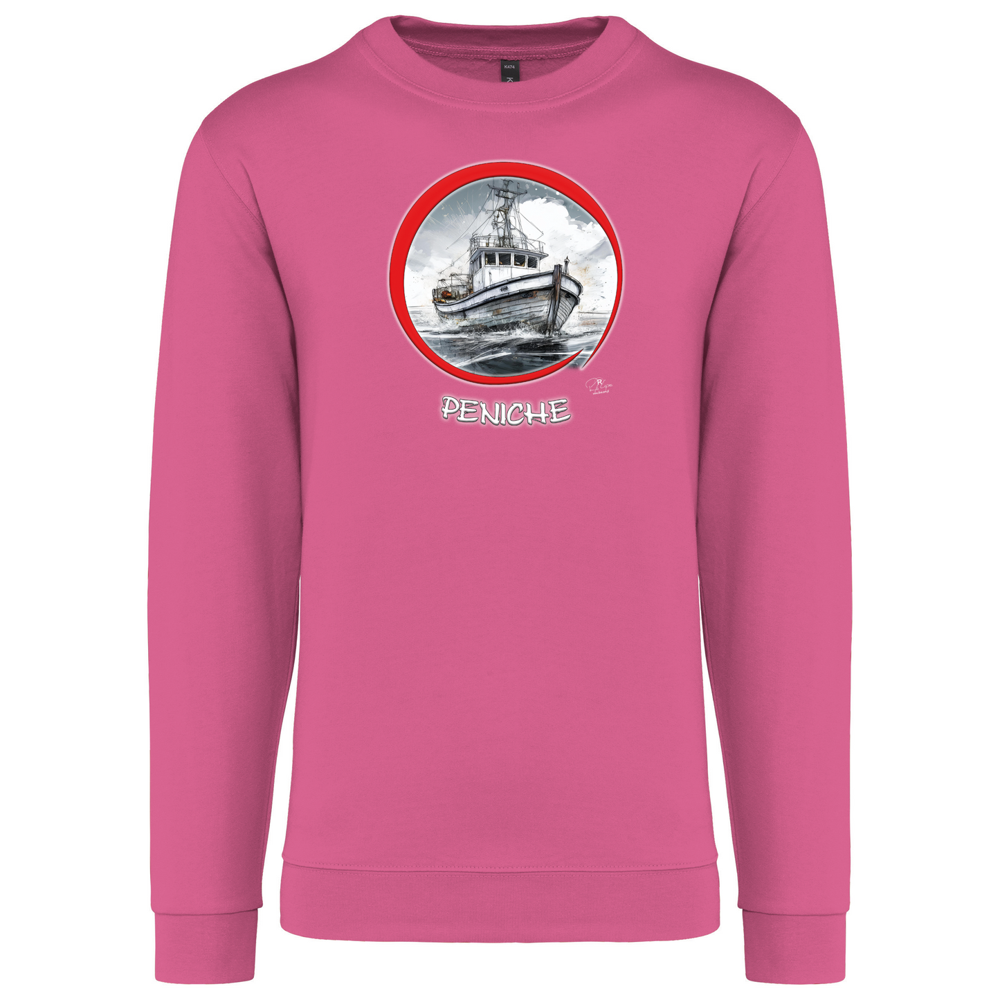 Sweatshirt Kariban sem Capuz Traineira Peniche