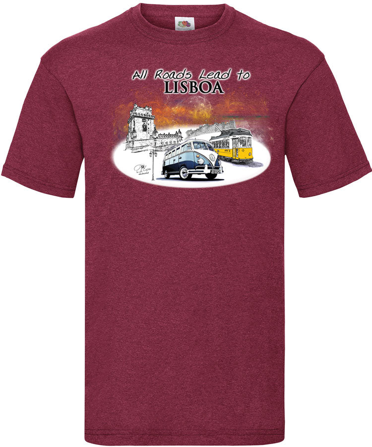 T-shirt All Roads Lead to Lisboa