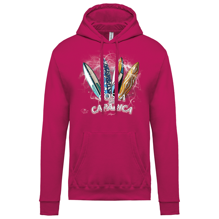 Sweatshirt Kariban com Capuz Surfboards Caparica