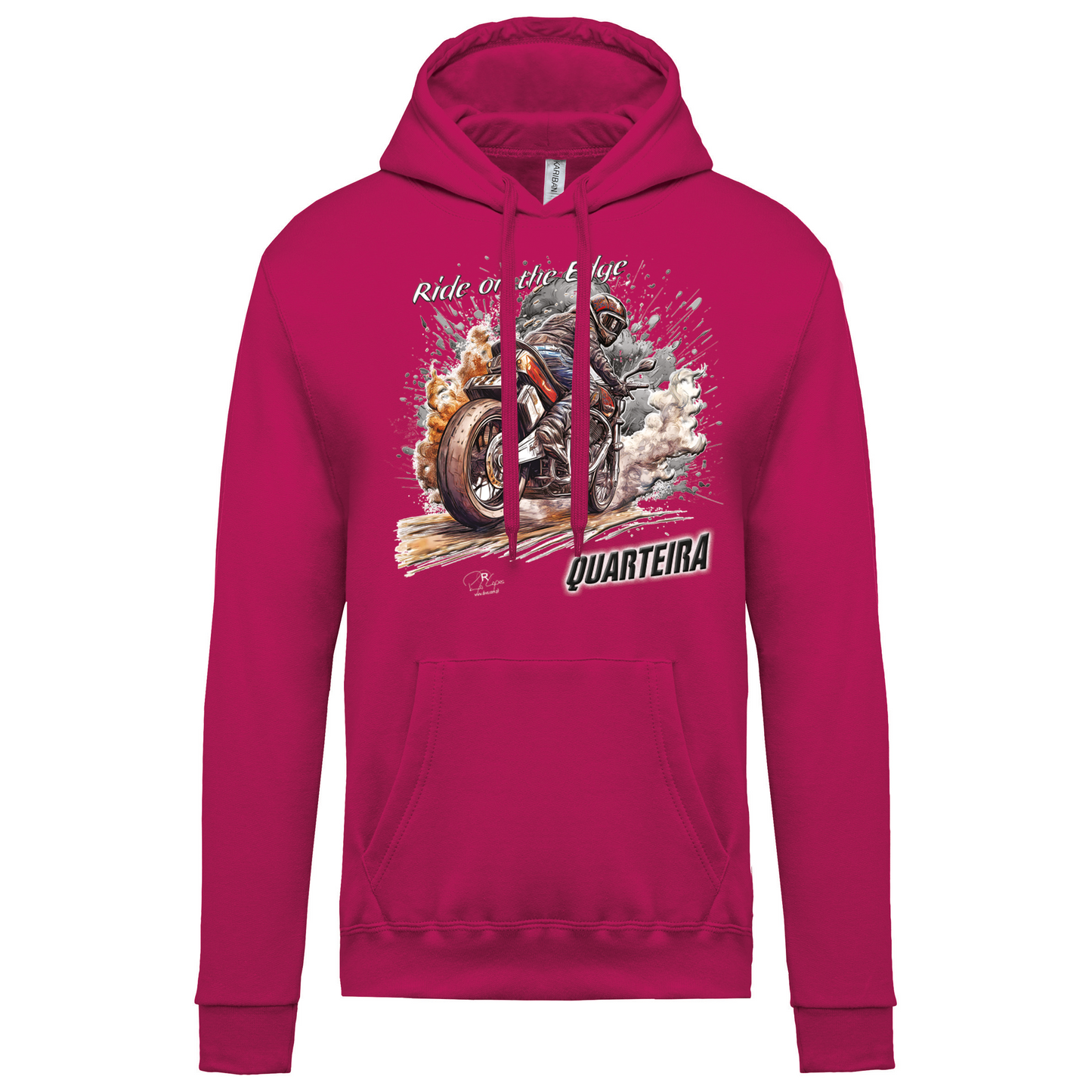 Sweatshirt Kariban com Capuz Ride on the Edge Quarteira