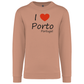 Sweatshirt Kariban sem Capuz I Love Porto