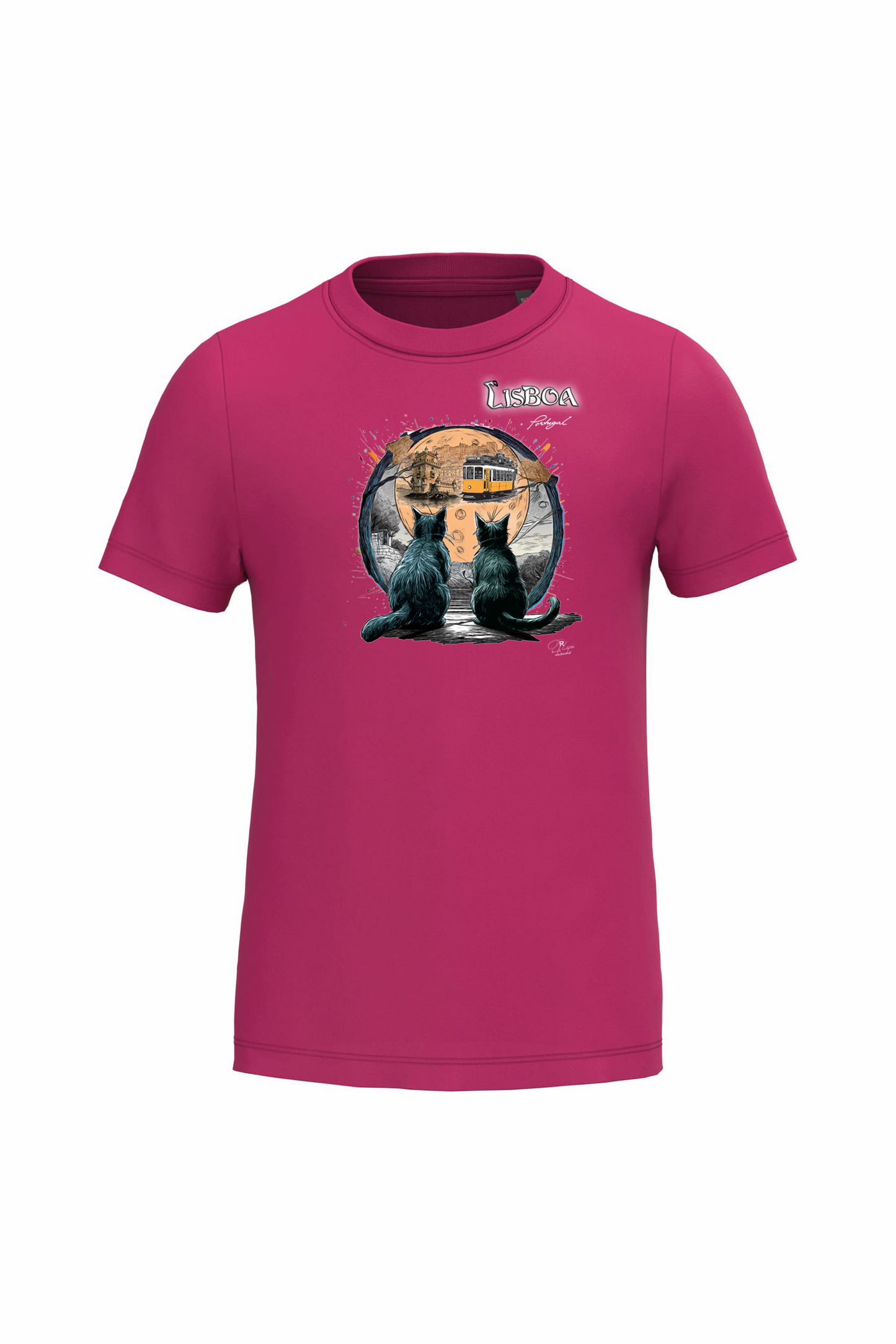 T-shirt de Criança Kariban Luar Lisboa