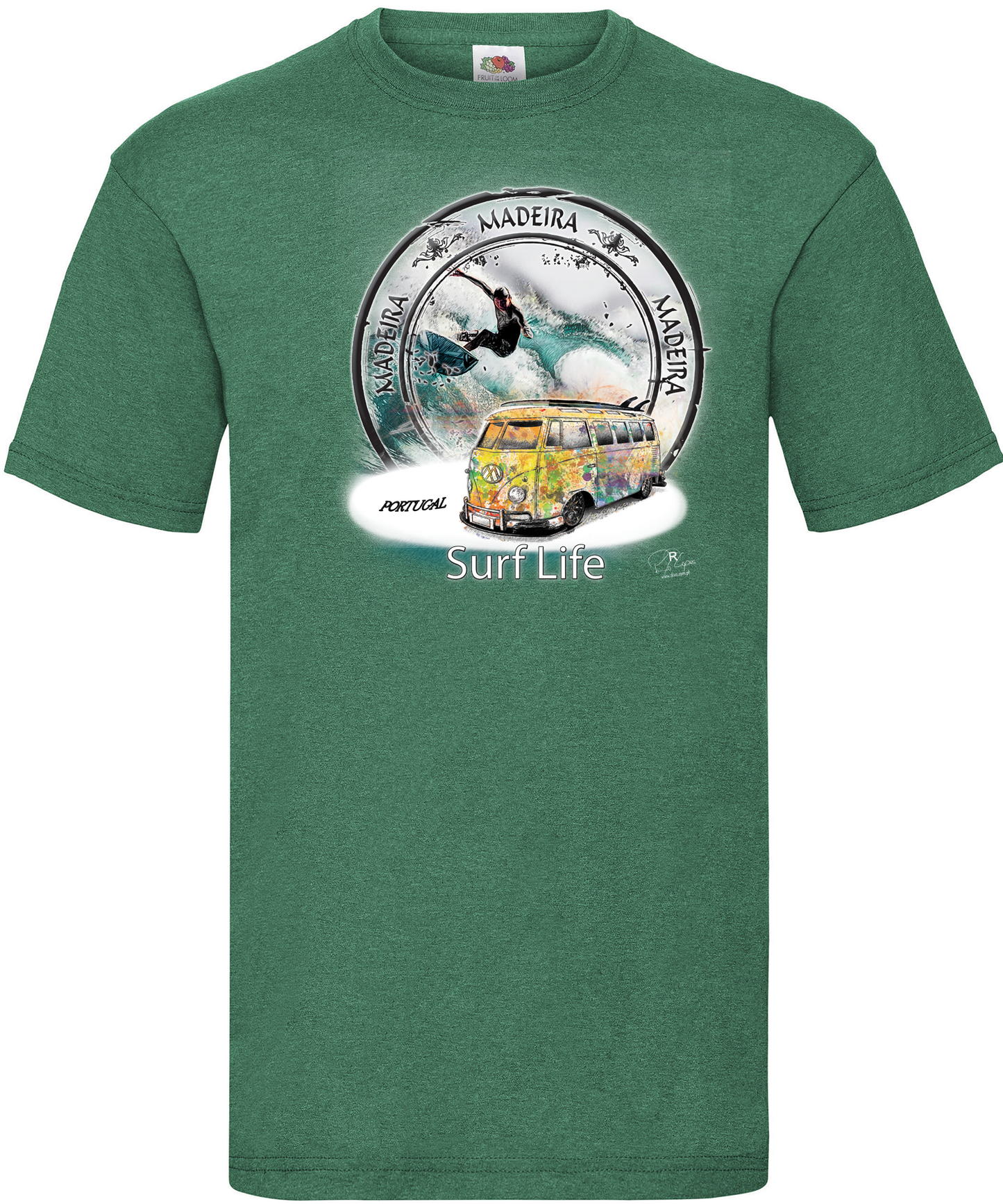 T-shirt Surf Life Madeira