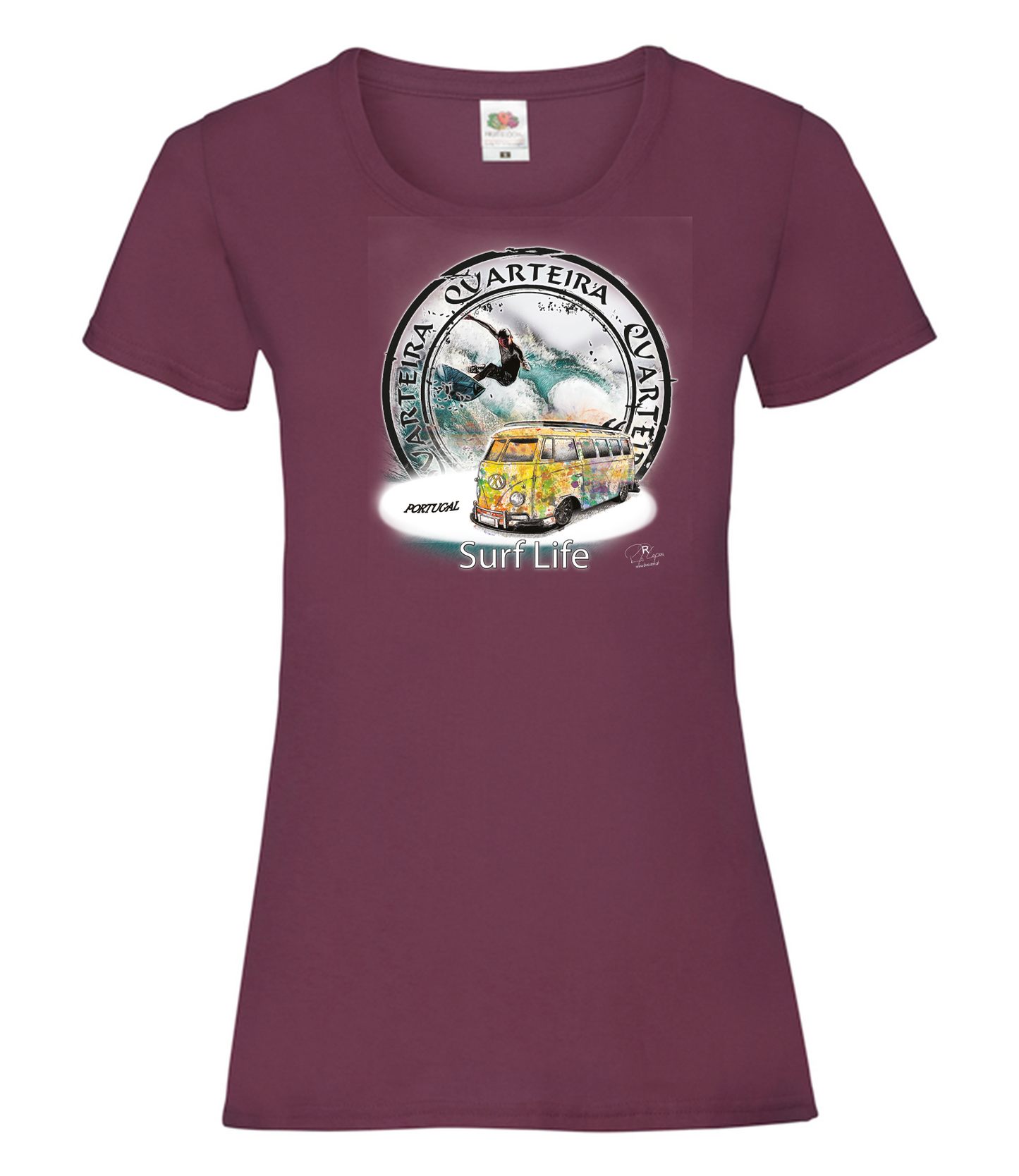T-shirt Senhora Surf Life Quarteira