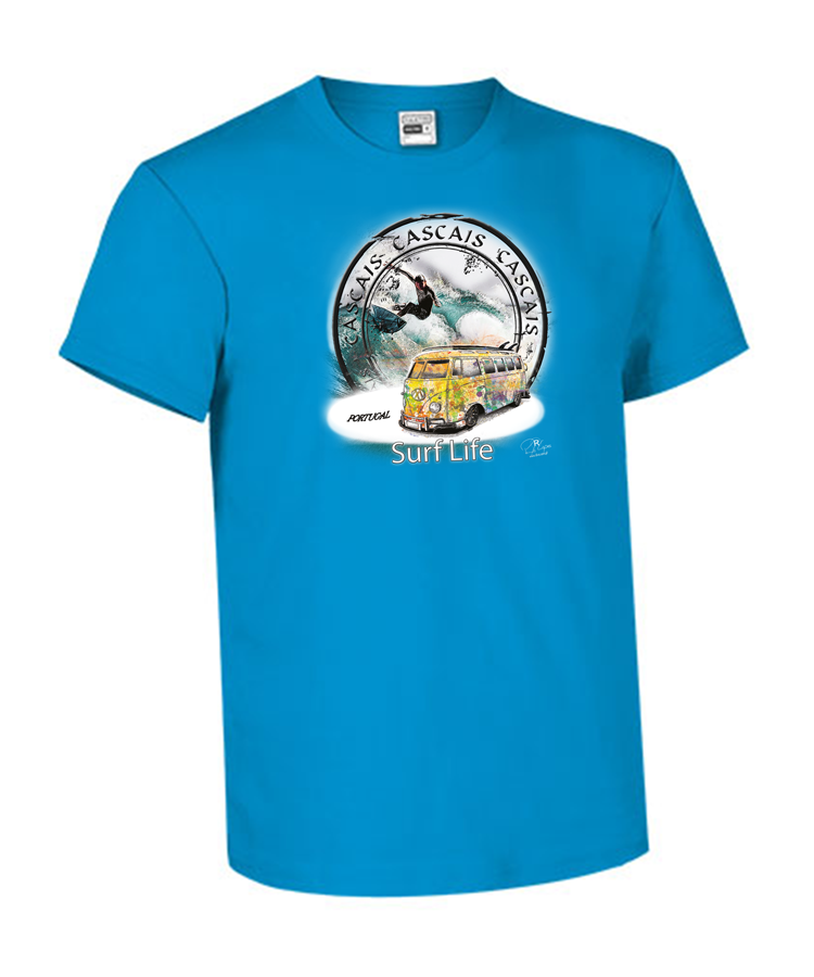 T-shirt Kids Surf Life Cascais