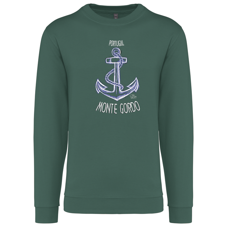 Sweatshirt Kariban sem Capuz Âncora Monte Gordo