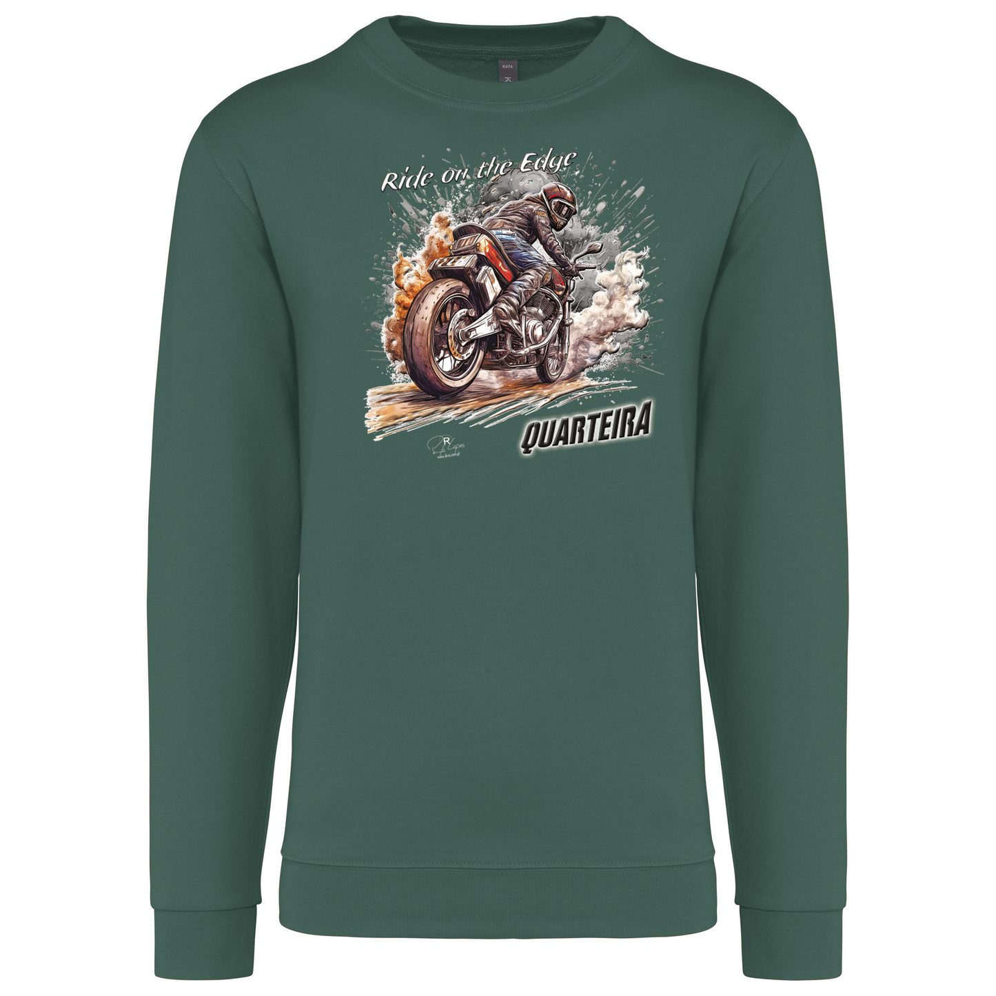 Sweatshirt Kariban sem Capuz Ride on the Edge Quarteira