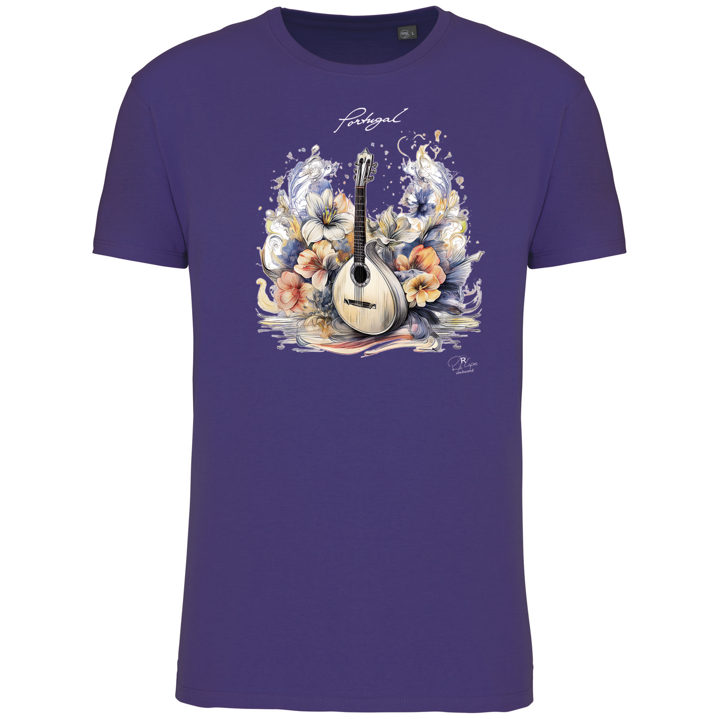 T-Shirt Algodão Biológico Guitarra Portuguesa
