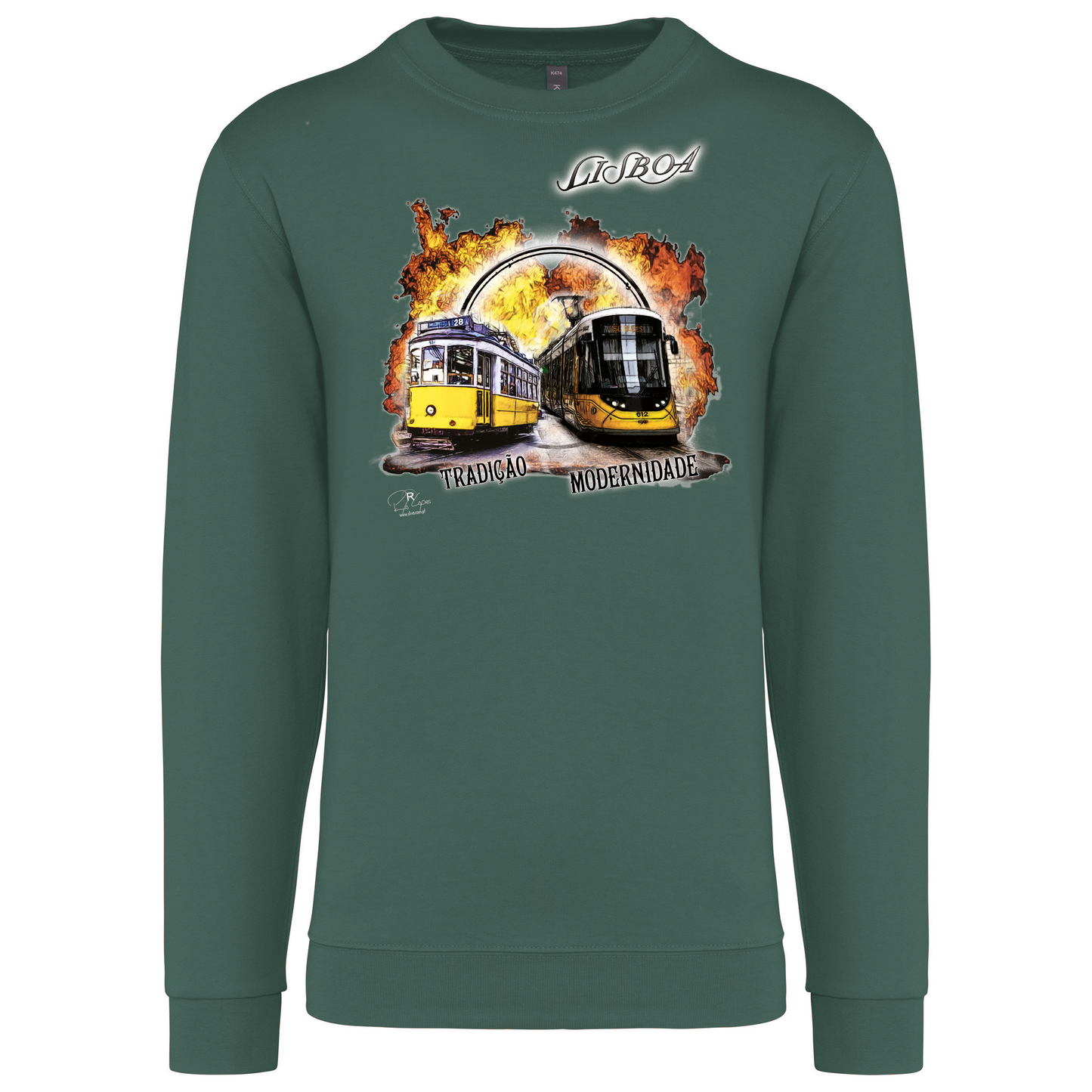 Sweatshirt Kariban sem Capuz Tradição e Modernidade