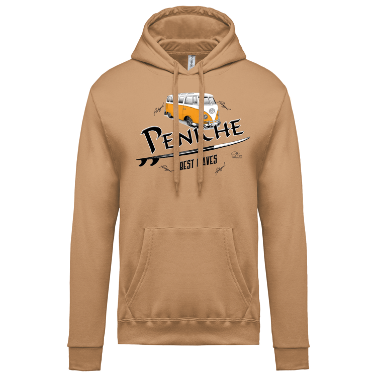 Sweatshirt Kariban com Capuz Pão de Forma Peniche