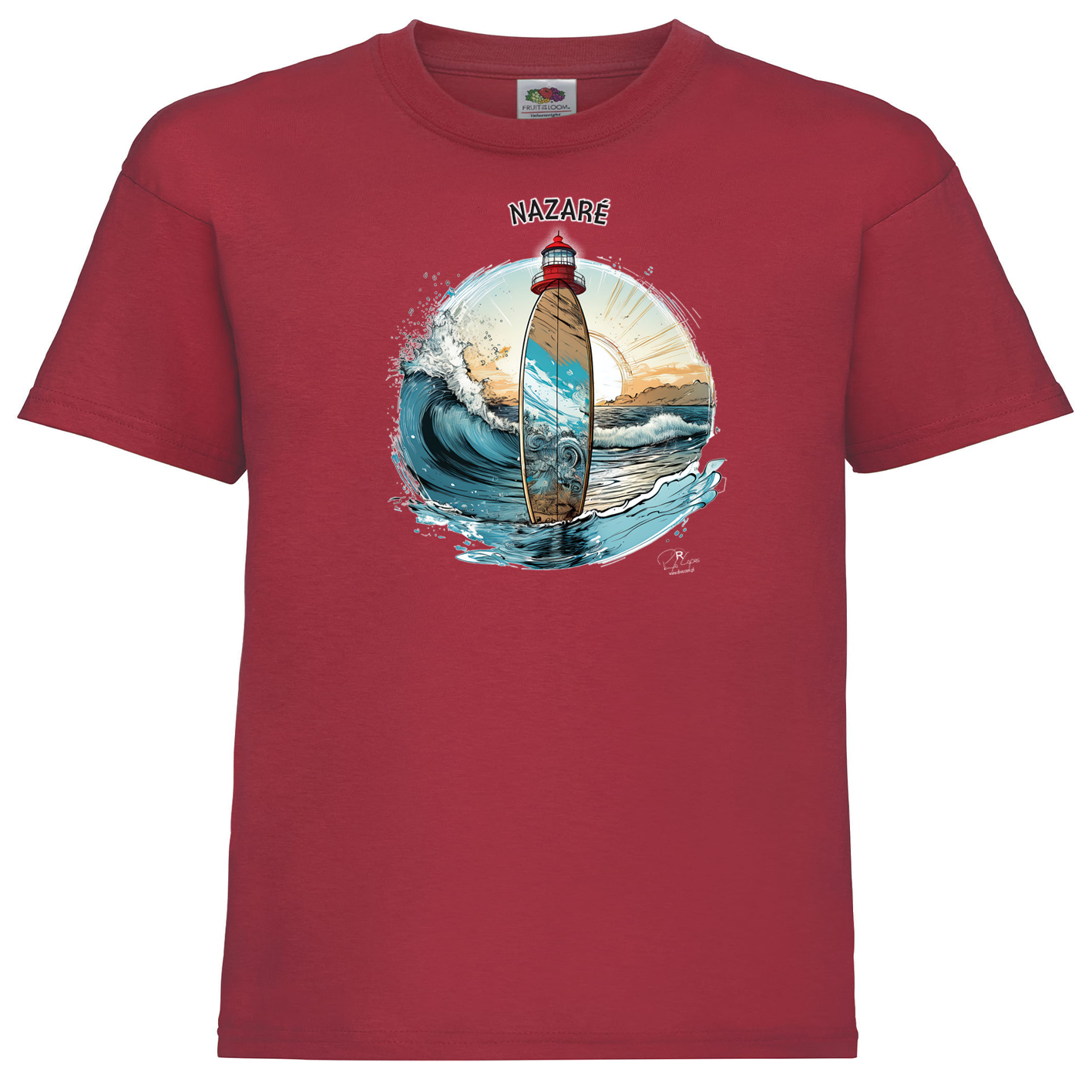 T-shirt Fruit of the Loom Kids Sol Nazaré