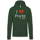 Sweatshirt Kariban com Capuz I Love Porto