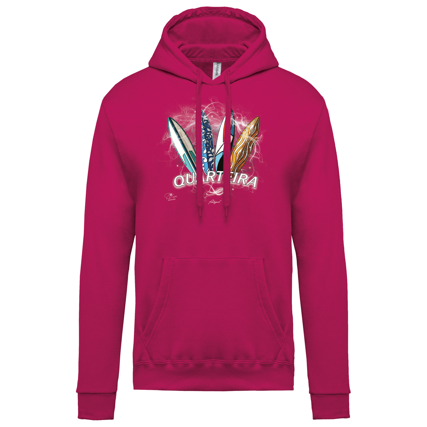 Sweatshirt Kariban com Capuz Surfboards Quarteira