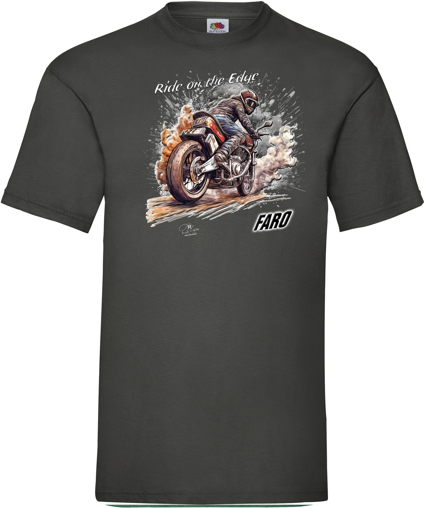 T-shirt Ride on the Edge Faro