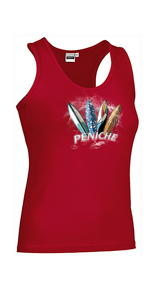 T-shirt Alças Senhora Surfboards Peniche