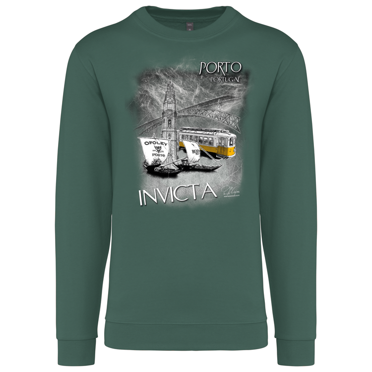 Sweatshirt Kariban sem Capuz Invicta