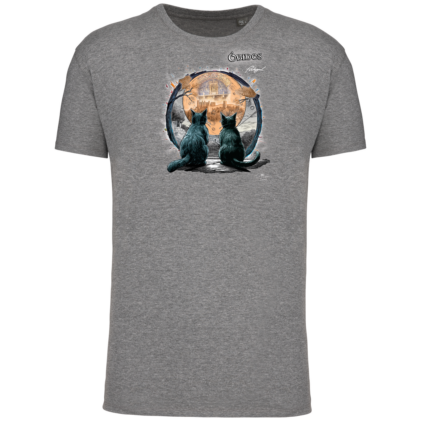 T-Shirt Algodão Biológico Luar Óbidos