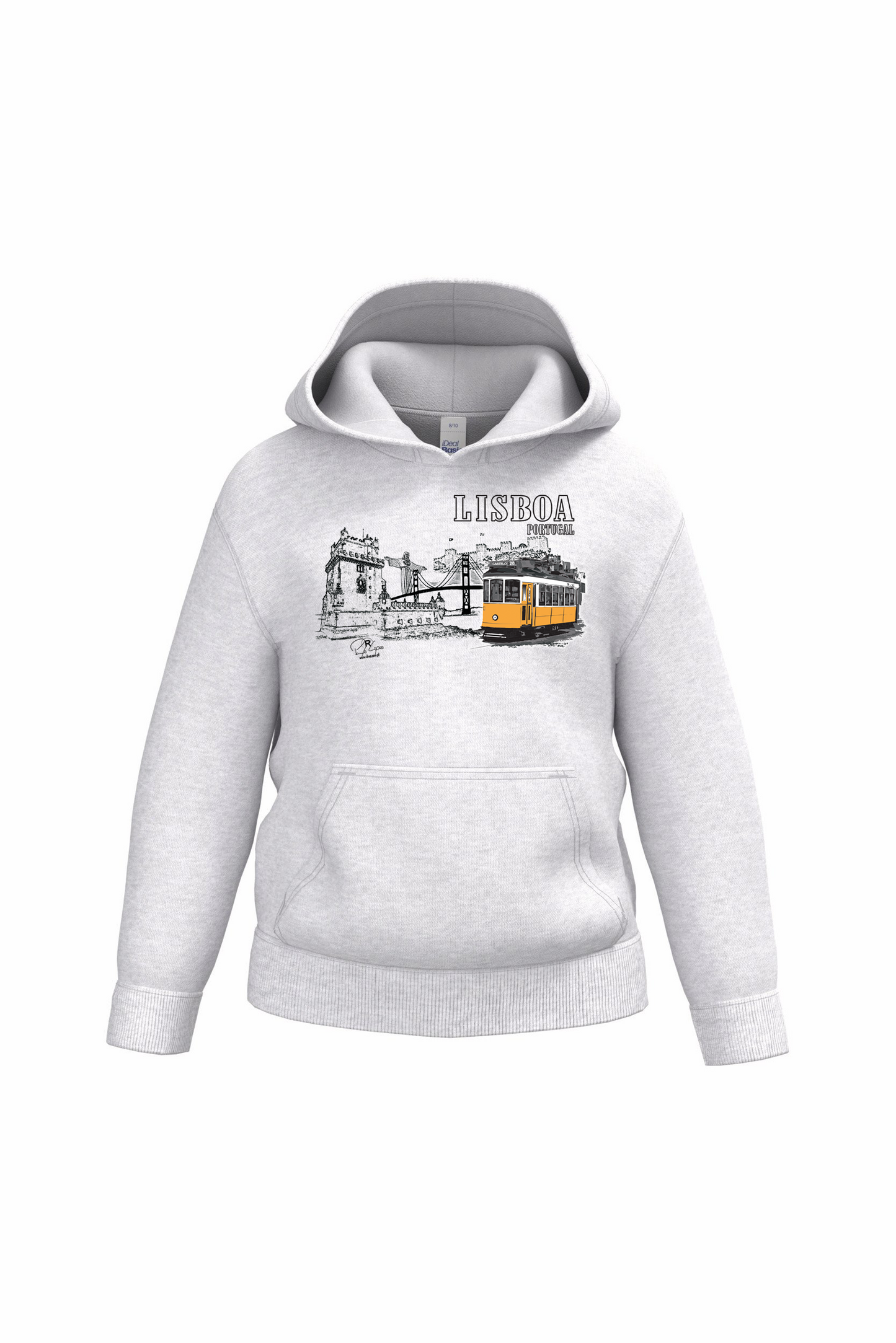 Sweatshirt com capuz Ideal Kids Monumentos Lisboa