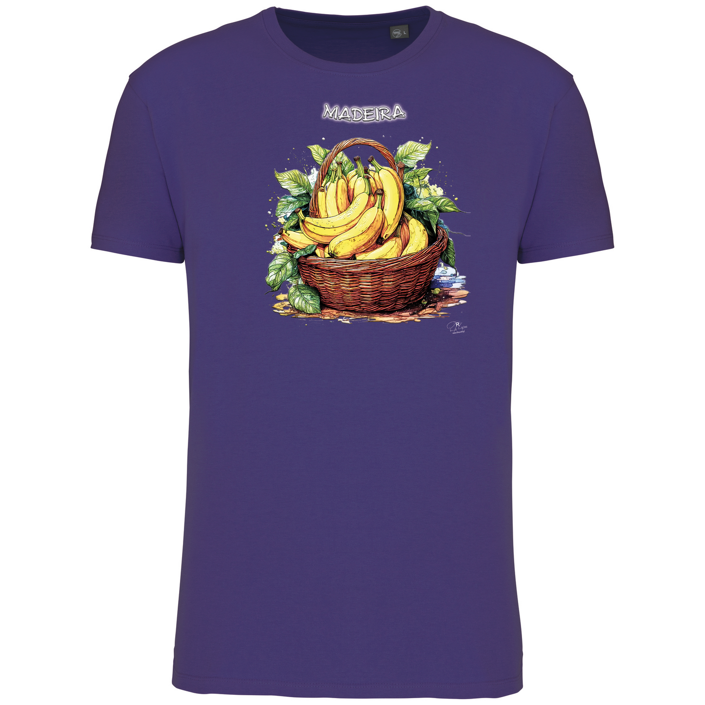 T-Shirt Algodão Biológico Cesto Bananas