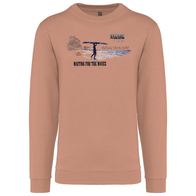 Sweatshirt Kariban sem Capuz Praia do Norte