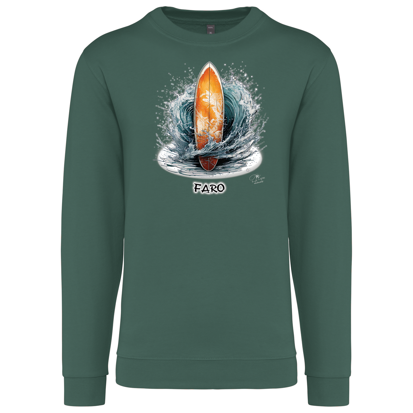 Sweatshirt Kariban sem Capuz Prancha Faro