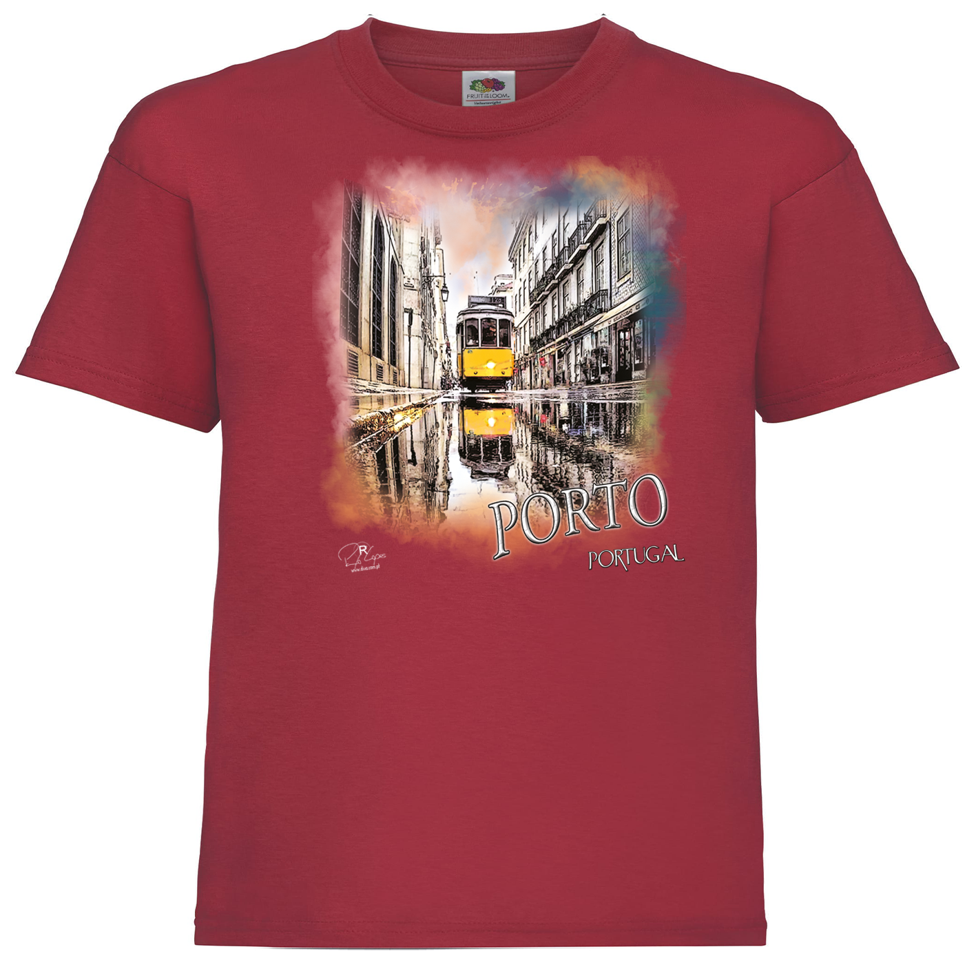 T-shirt Fruit of the Loom Kids Espelho lp