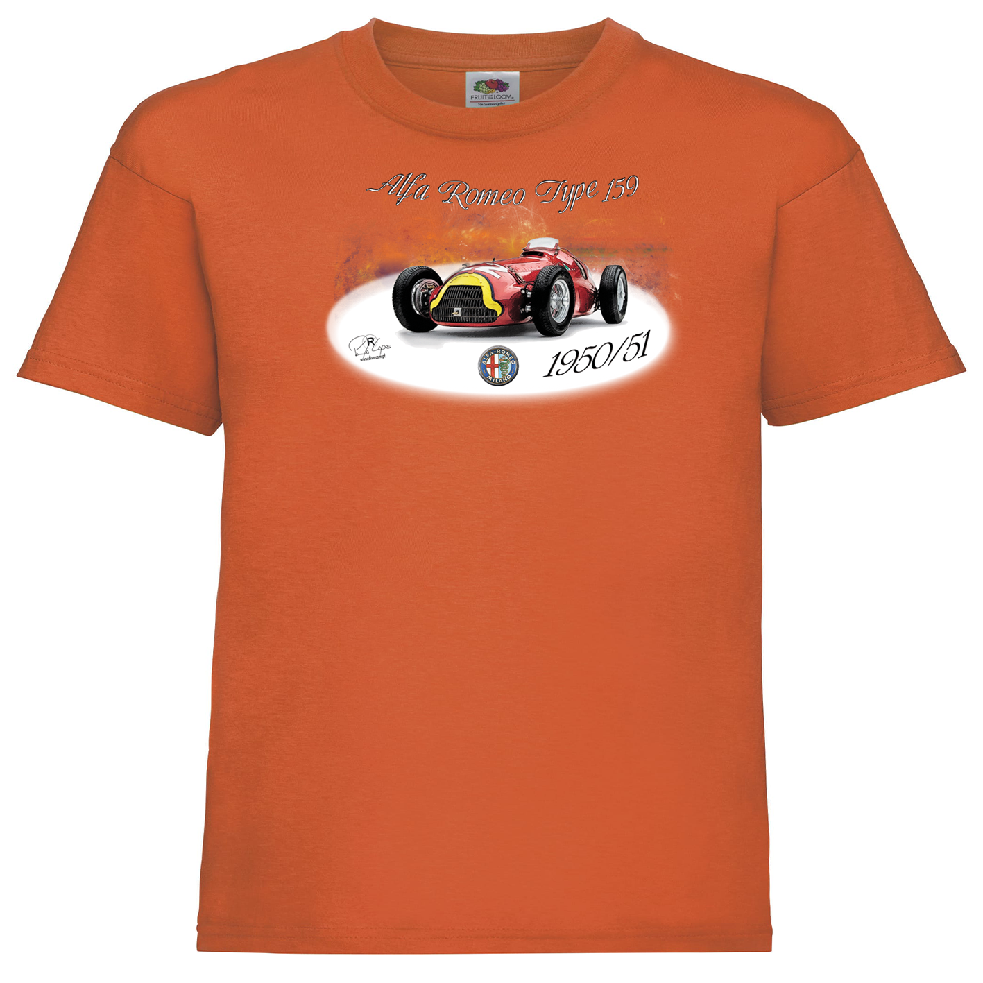 T-shirt Fruit of the Loom Kids Alfa Romeo Type 159