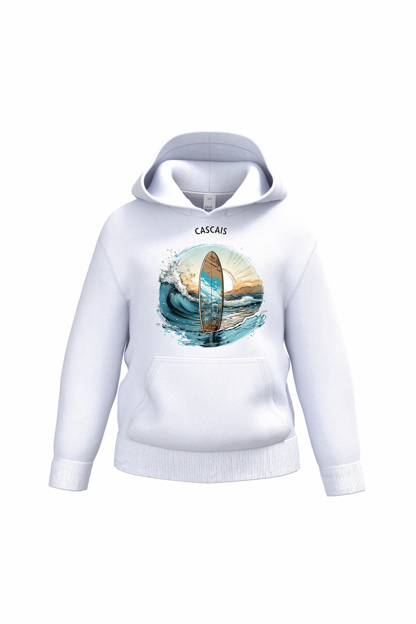 Sweatshirt com capuz Ideal Kids Surf Life Cascais