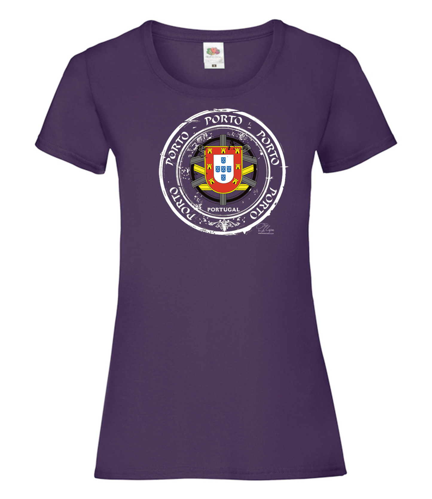T-shirt Senhora Selo Escudo Porto