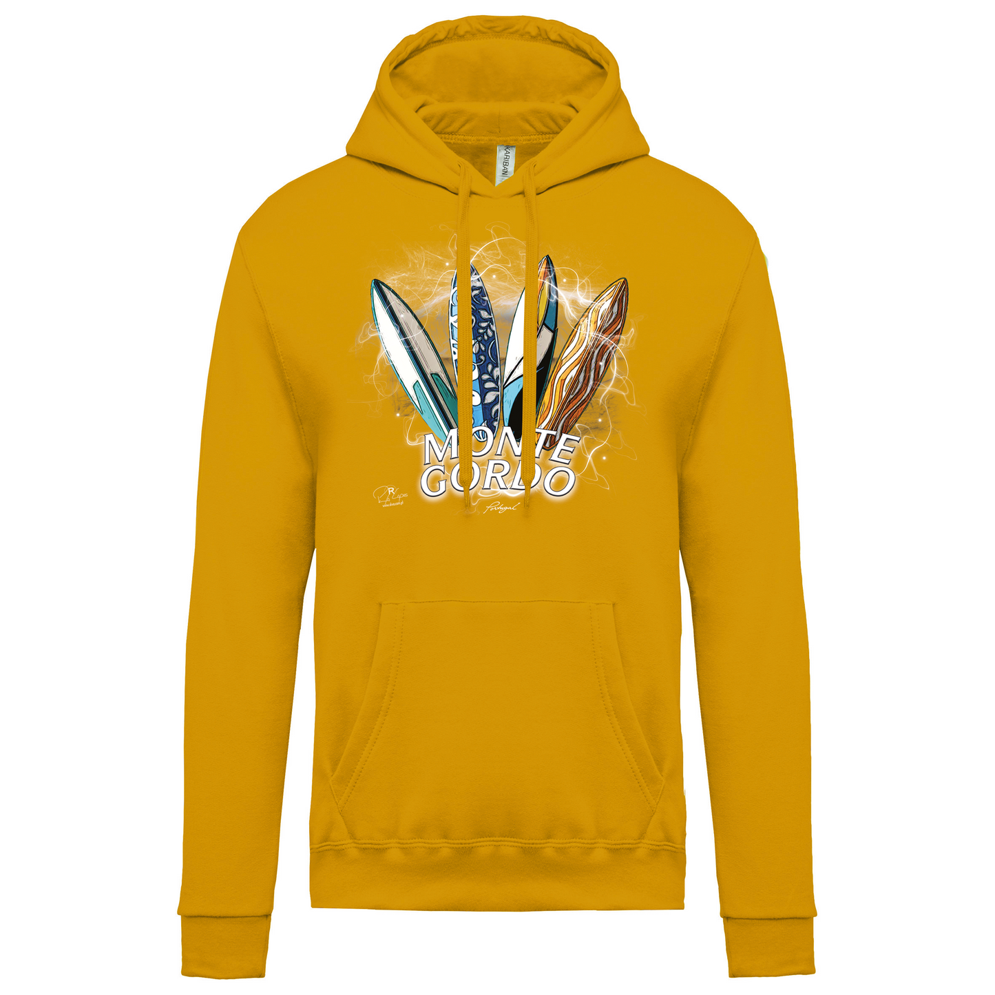 Sweatshirt Kariban com Capuz Surfboards Monte Gordo
