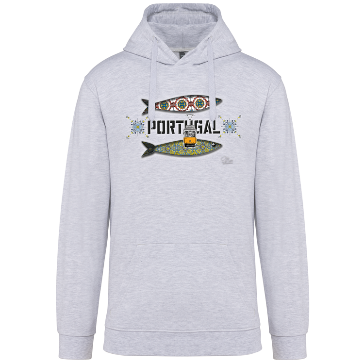 Sweatshirt Kariban com Capuz Duas Sardinhas Coimbra