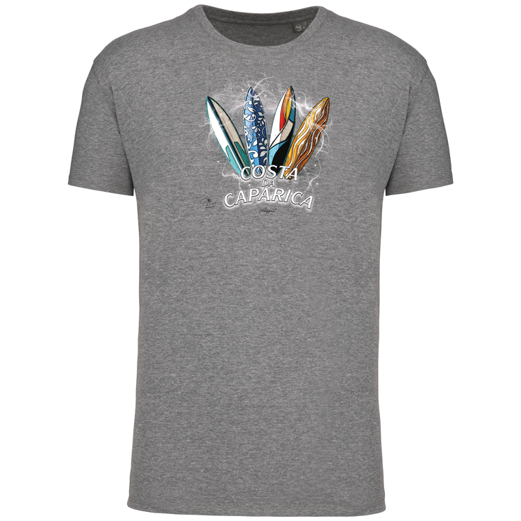 T-Shirt Algodão Biológico Surfboards Costa da Caparica