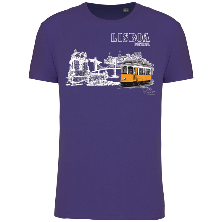 T-Shirt Algodão Biológico Monumentos Lisboa