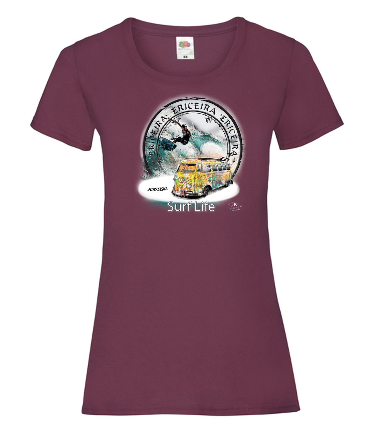 T-shirt Senhora Surf Life Ericeira