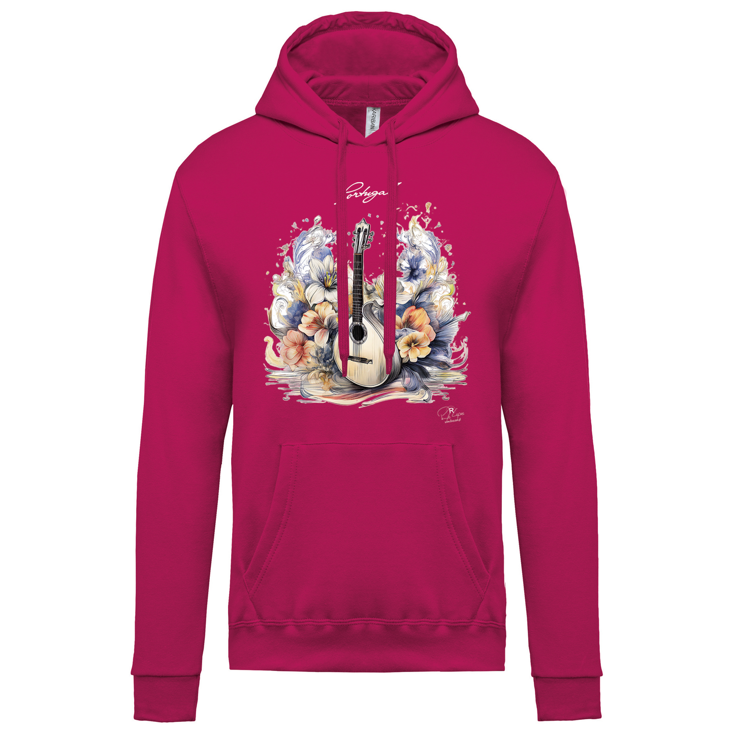 Sweatshirt Kariban com Capuz Guitarra Portuguesa