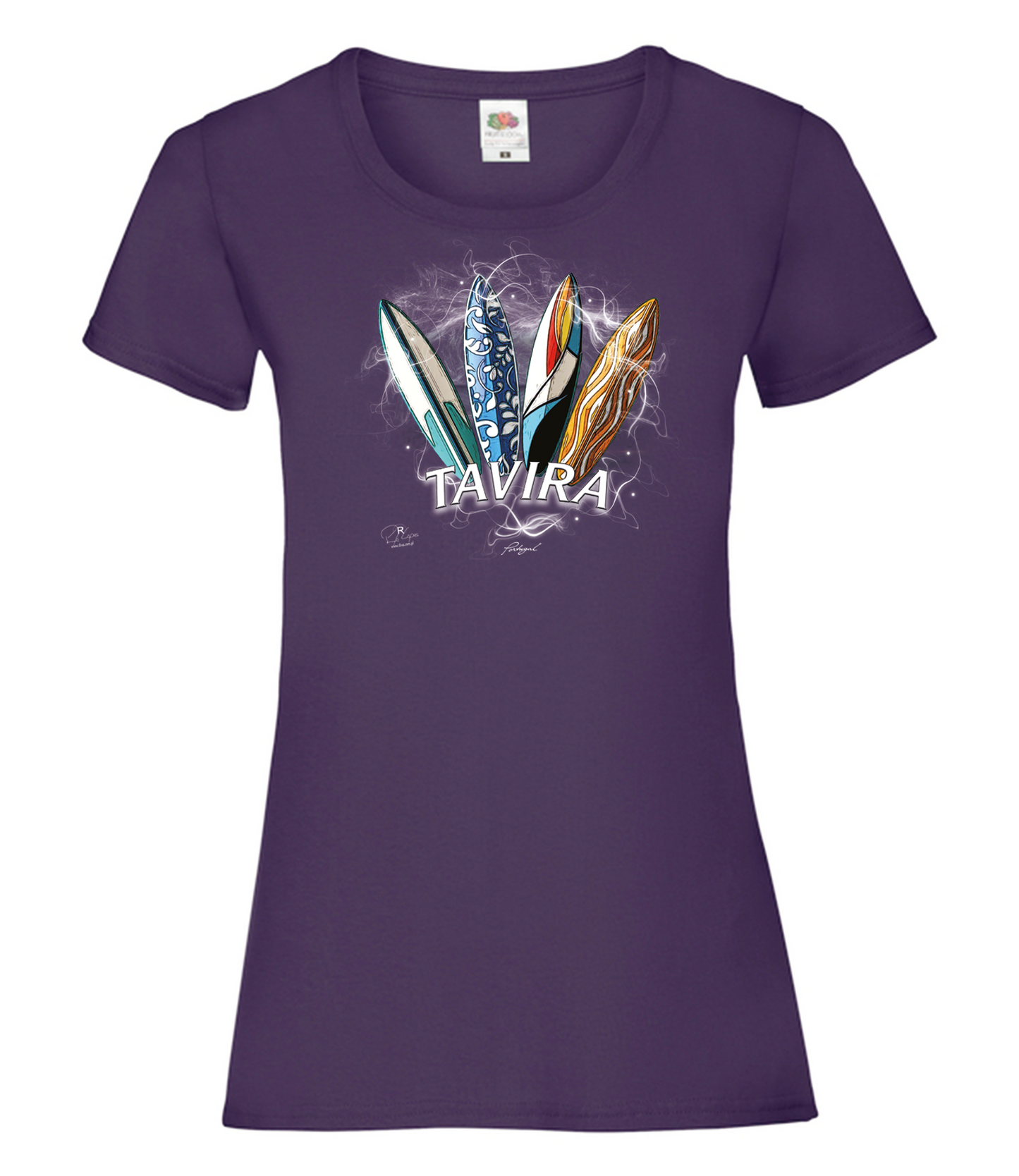 T-shirt Senhora Surfboards Tavira