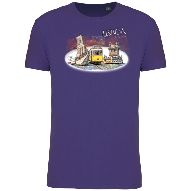 T-Shirt Algodão Biológico Monumentos Belém