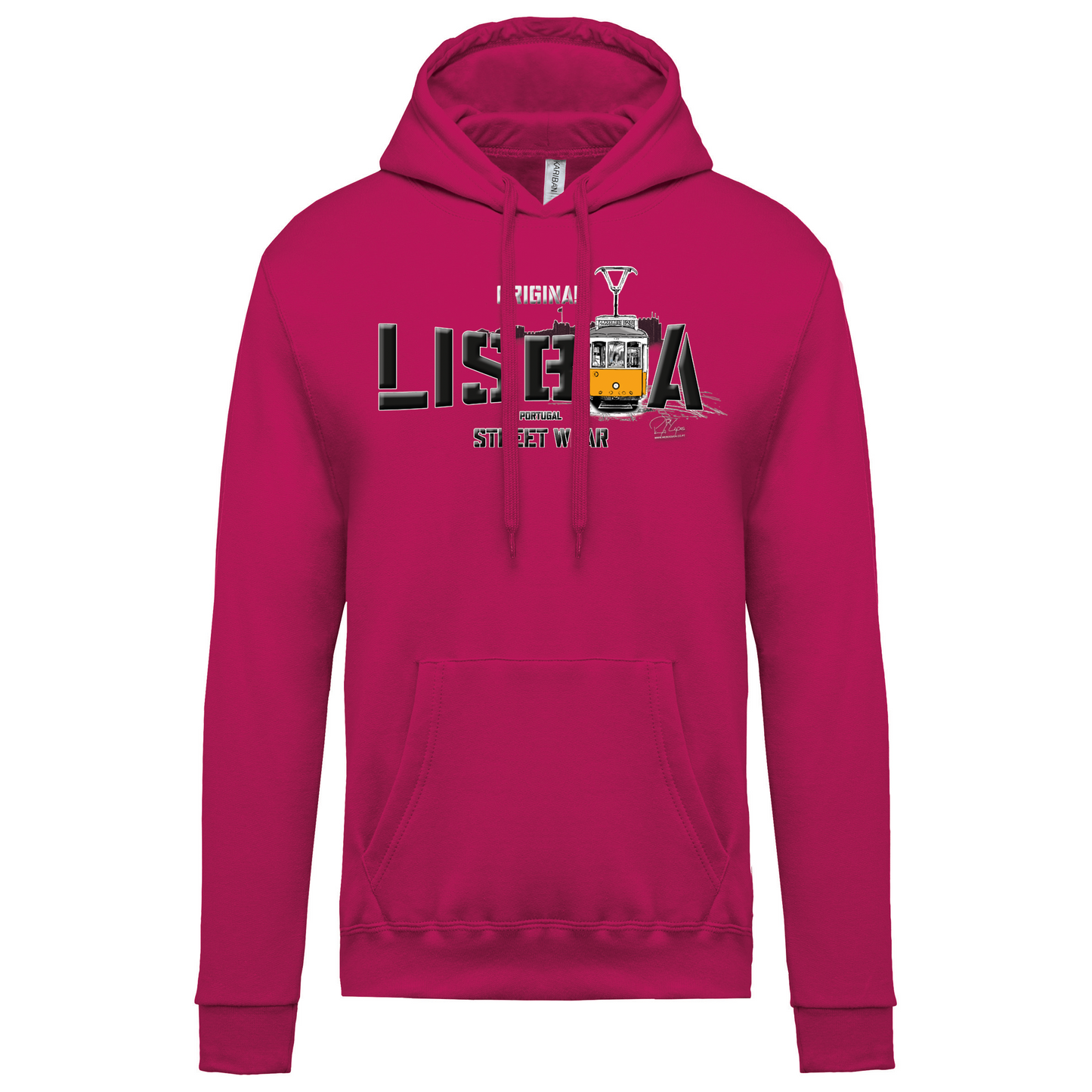 Sweatshirt Kariban com Capuz Original Lisboa