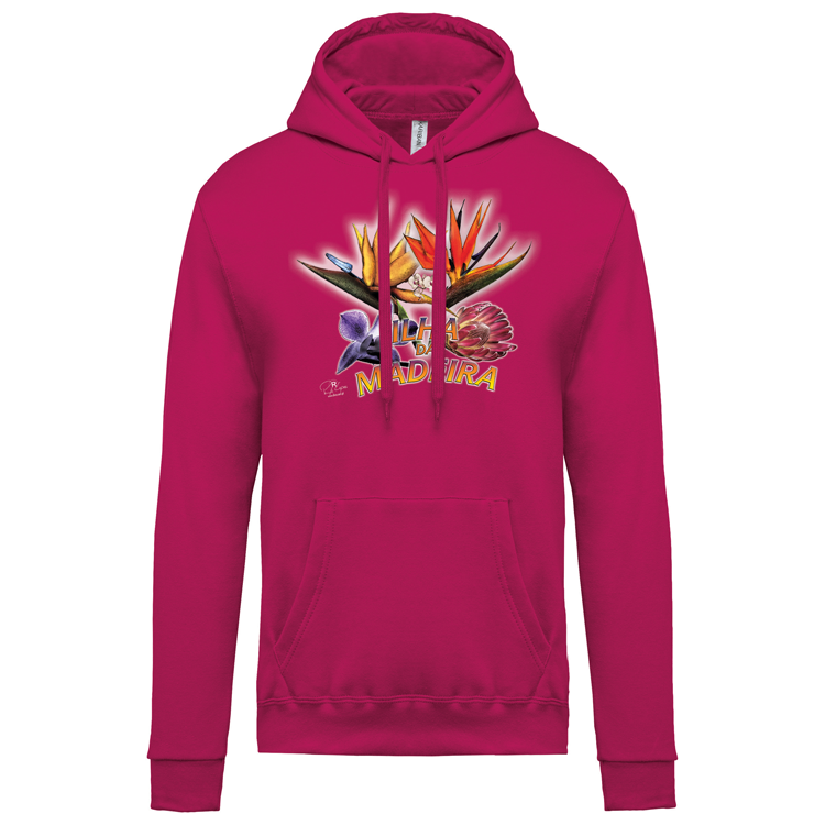 Sweatshirt Kariban com Capuz Estrelícias