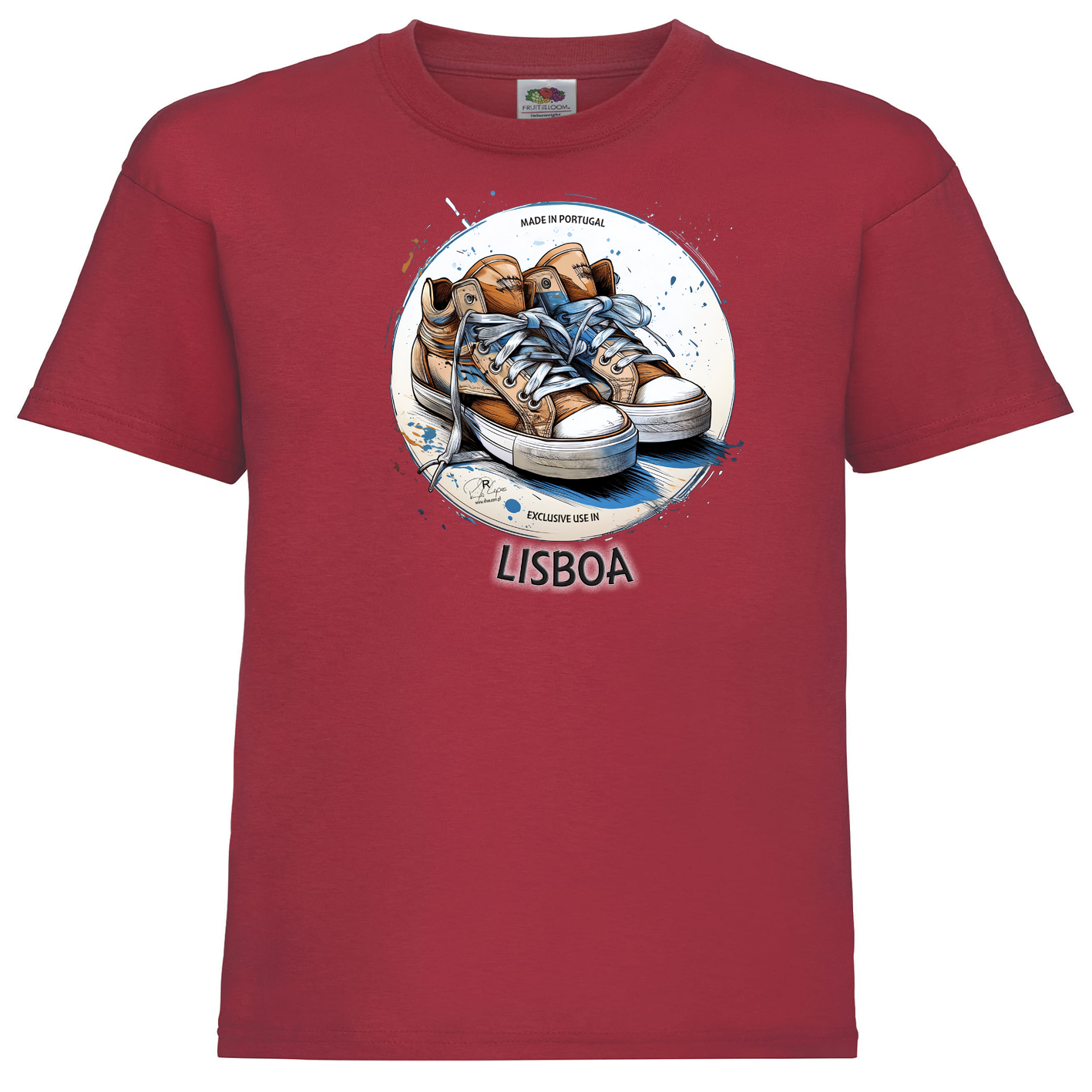 T-shirt Fruit of the Loom Kids Exclusive Lisboa