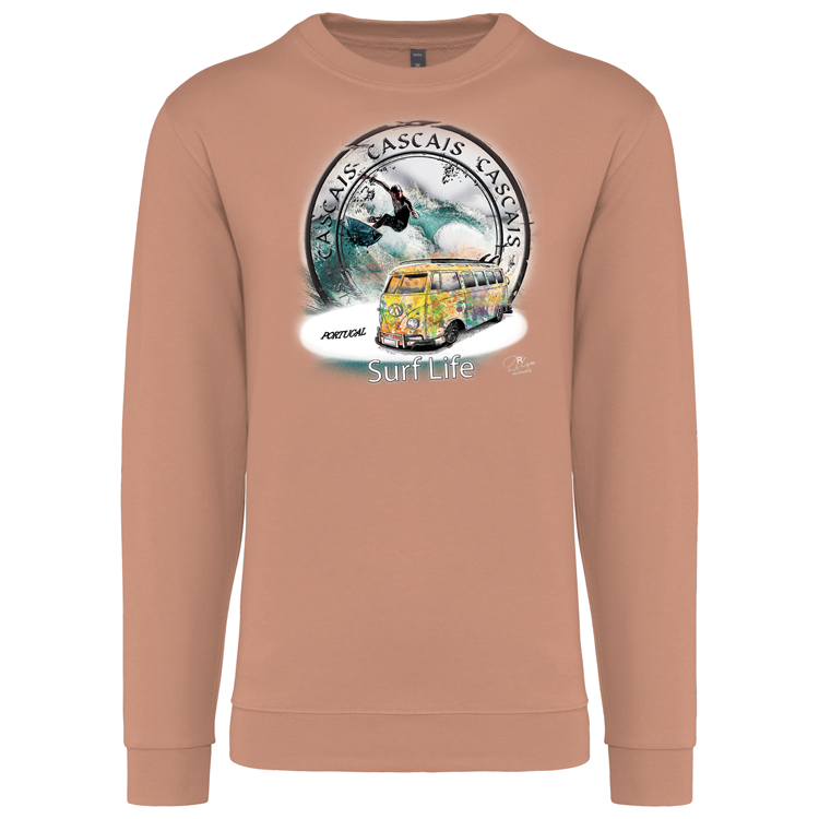 Sweatshirt Kariban sem Capuz Surf Life Cascais