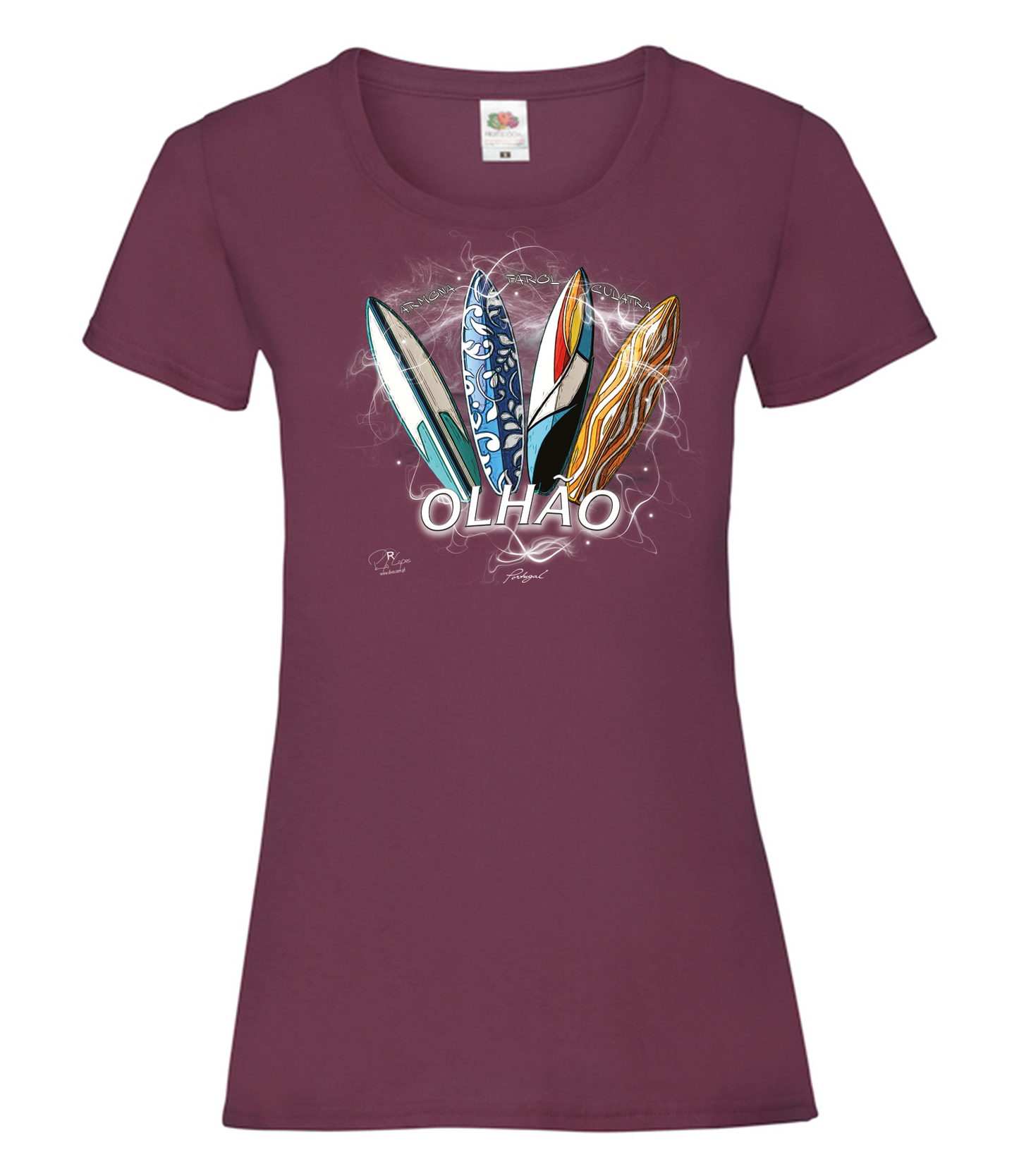 T-shirt Senhora Surfboards Olhão