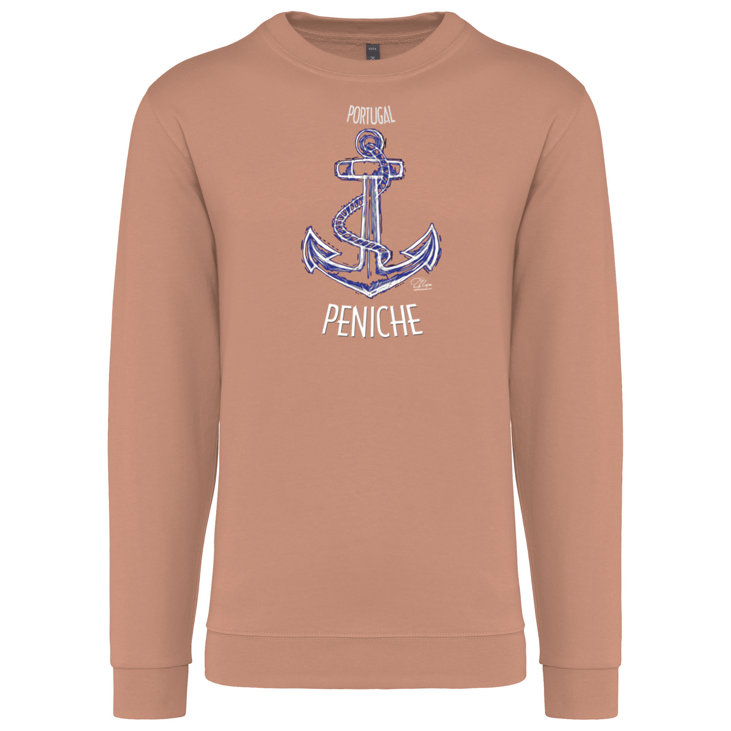 Sweatshirt Kariban sem Capuz Âncora Peniche