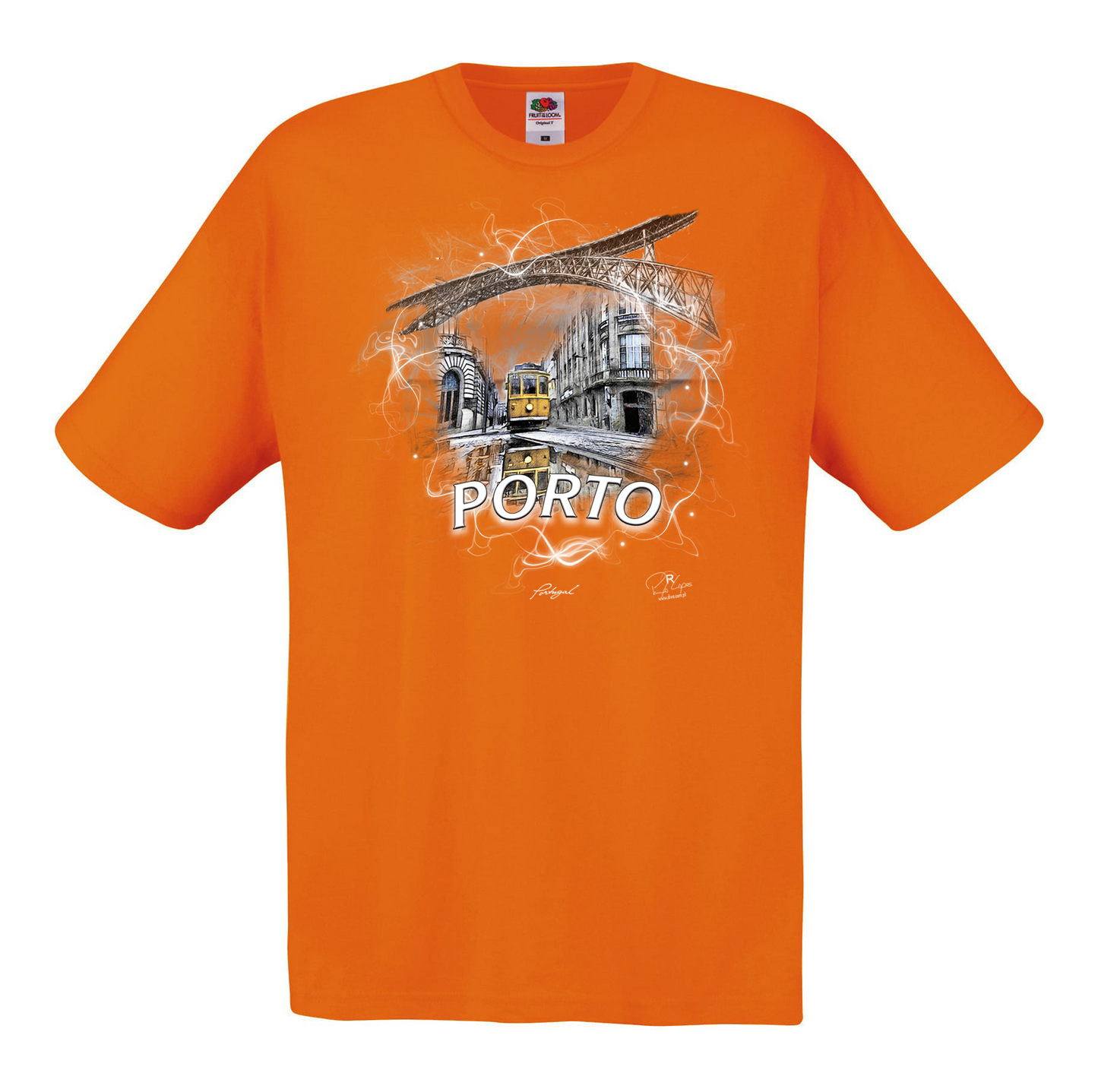 T-shirt Fruit of the Loom, Original 145g, Carreira 22 Porto