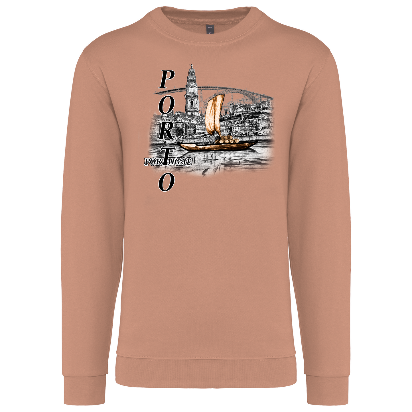 Sweatshirt Kariban sem Capuz Ribeira